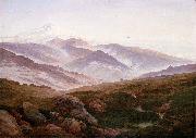Caspar David Friedrich Giant Mountains Germany oil painting artist